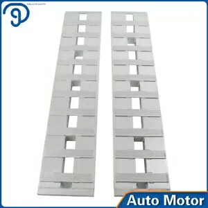 60 インチ x 12 インチ 6500Lbs アルミ製スロープ 車のトレーラー トラック スロープ フックエンド 1 ペア 60'' x 12'' 6500Lbs Aluminum Ramps For Car Trailer Truck Ramps Hook End 1 Pair 【並行輸入品】
