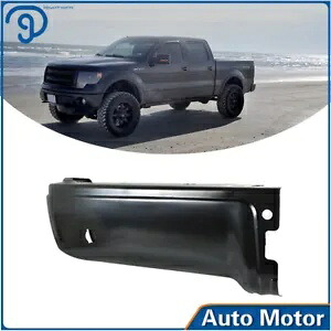 スチールリアバンパーエンド 2009-2014 フォード F-150 運転席側左 センサー穴付き Steel Rear Bumper End For 2009-2014 Ford F-150 Driver Side Left W/Sensor Holes 【並行輸入品】
