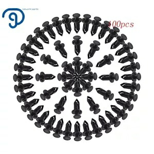 100 個フェンダークリップホンダランチャー 350 /400 /420 /650/680 TRX200/250X 100PCS Fender Clips For HONDA Rancher 350 /400 /420 /650/ 680 TRX200/ 250X 【並行輸入品】