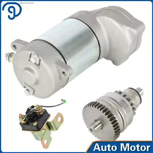 スタータードライブ & リレーソレノイド Polaris スクランブラー 400 4X4 1985 1995-2002 用 Starter Drive & Relay Solenoid for Polaris Scrambler 400 4X4 1985 1995-2002 【並行輸入品】