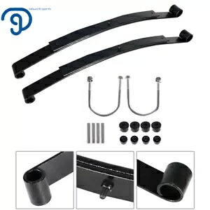ゴルフカート ヘビーデューティ リア 2 リーフ スプリング キット (ブッシングとスリーブ付き) EZGO RXV 用 Golf Cart Heavy Duty Rear 2 Leaf Spring Kit with Bushing & Sleeves FOR EZGO RXV 【並行輸入品】