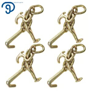 自動車運送業者レッカー牽引トラックチェーン用高耐久 RTJ クラスターフック 4 個パック 4 Pack Heavy Duty RTJ Cluster Hook for Car Hauler Wrecker Towing Truck Chain 【並行輸入品】