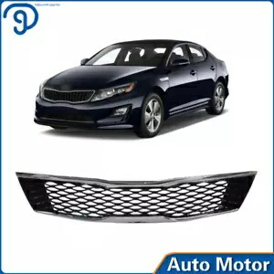 フロントアッパーグリルクロームブラックハニカムグリル起亜オプティマ Lx Ex 2016-2018 Front Upper Grille Chrome Black Honeycomb Grill For Kia Optima Lx Ex 2016-2018 【並行輸入品】
