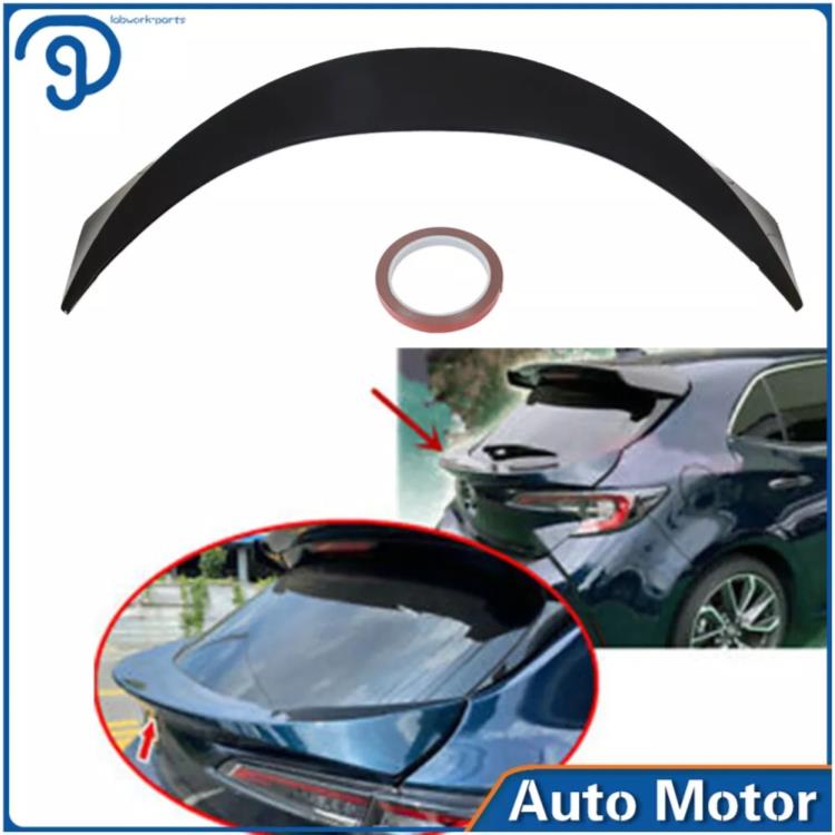 ABS リアテールゲートミドルスポイラーウィング 2019-2022 トヨタ カローラ ハッチバック用 ABS Rear Tailgate Middle Spoiler Wing For 2019-2022 Toyota Corolla Hatchback 【並行輸入品】