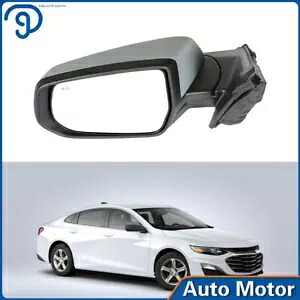 2016-2022 シボレー マリブ LT ハイブリッド用 ドライバービューサイドミラー ヒーター付きブラインド付き Driver View Side Mirror With Heated Blind For 2016-2022 Chevy Malibu LT Hybrid 【並行輸入品】