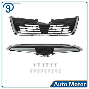 フロントアッパー ブラック グリル アセンブリ クローム Tirm 付き 19 2020 2021 スバル フォレスター用 Front Upper Black Grill Assembly W/Chrome Tirm For 19 2020 2021 Subaru Forester 【並行輸入品】 36,465円