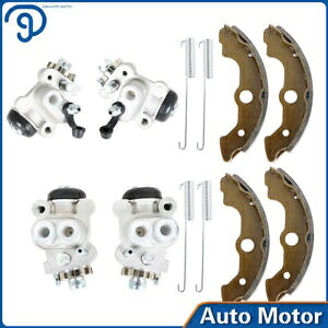 新しい 4 × フロント ブレーキ ホイール シリンダー + 靴ホンダ フォアマン 450 TRX450 TRX450ES 用 New 4× Front Brake Wheel Cylinders + Shoes For Honda Foreman 450 TRX450 TRX450ES 【並行輸入品】
