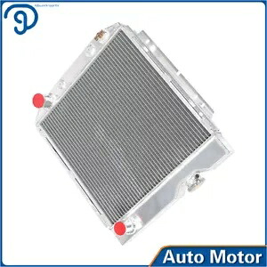1960-1966 フォード マスタング ファルコン コメット V8 MT 3 列アルミ冷却ラジエーター用 For 1960-1966 Ford Mustang Falcon Comet V8 MT 3 Row Aluminum Cooling Radiator 【並行輸入品】