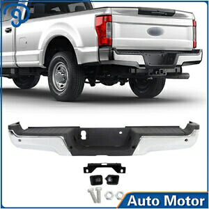 リアバンパーアセンブリ 2017-2019 フォード F-250 F-350 スーパーデューティ センサー穴付き Rear Bumper Assembly For 2017-2019 Ford F-250 F-350 Super Duty W/ Sensors Holes 【並行輸入品】