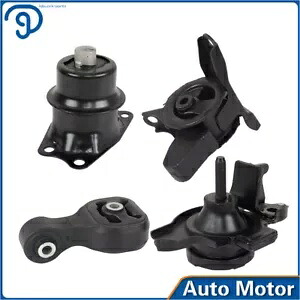 エンジンモーター＆オートマチックトランスマウントセット 4 個 2009-2014 ホンダフィット 1.5L 用 Engine Motor & Automatic Trans. Mount Set 4PCS For 2009-2014 Honda Fit 1.5L 【並行輸入品】