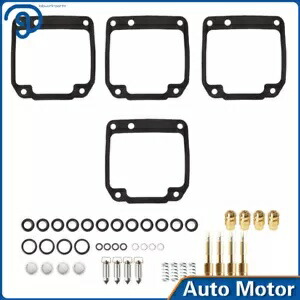 4 キャブレター修理キットフローティングニードルヤマハ FZ600 YX600 ラディアン 1986-90 4 Carburetor repair kit floating needle for Yamaha FZ600 YX600 RADIAN 1986-90画像