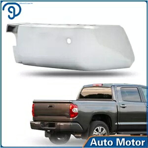 クローム右リアバンパーエンドセンサー穴助手席側タンドラ 2014-17 Chrome Right Rear Bumper End With Sensors Hole Passenger Side For Tundra 2014-17 【並行輸入品】