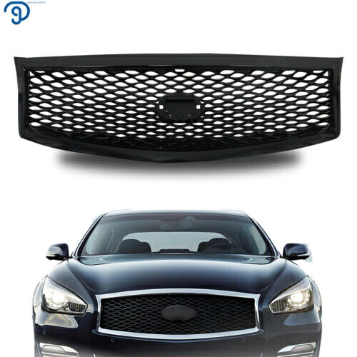 インフィニティ Q70 Q70L 2015-2019 フロントバンパーグリルグリルカメラオプション For Infiniti Q70 Q70L 2015-2019 Front Bumper Grille Grille With Camera Option 【並行輸入品】