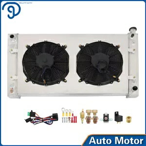 3 列ラジエーター + シュラウドファンキット 1988-1999 シボレートラック GMC C/K C1500 C2500 C3500 用 3Row Radiator+Shroud Fan Kit For 1988-1999 Chevy Truck GMC C/K C1500 C2500 C3500 【並行輸入品】