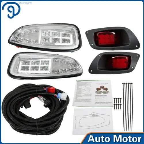 EZGO RXV ゴルフカート 2016+ フル LED ライトキット LED ヘッドライト/LED テールライト For EZGO RXV golf cart 2016+ Full LED Light Kit LED Headlights / LED Tail Lights 【並行輸入品】