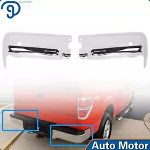 ペアスチールリアバンパーエンドキャップ 2009-2014 フォード F150 センサー穴付き FO1102372 Pair Steel Rear Bumper End Caps For 2009-2014 Ford F150 W/ Sensor Hole FO1102372 【並行輸入品】 43,615円