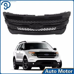 フロントラジエーターグリル グロスブラック 2011-2015 フォード エクスプローラー スポーツ DB5Z-8200-BA Front Radiator Grille Gloss Black For 2011-2015 Ford Explorer SPORT DB5Z-8200-BA 【並行輸入品】