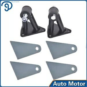 シボレーエンジンスワップ溶接モーターマウントスモール&ビッグブロックSBC BBC 91018040用 For Chevy Engine Swap Weld-In Motor Mounts Small & Big Block SBC BBC 91018040 【並行輸入品】