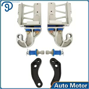 ピータービルト 378 379 エンジンフードヒンジピボットブッシュキットボルトフルセットアセンブリ For Peterbilt 378 379 Engine Hood Hinge Pivot Bushing Kit Bolt Full Set Assembly 【並行輸入品】