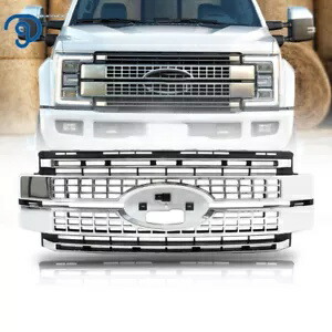 2017 2018-2019 フォード スーパー デューティ F-250 F-350 F-450 クローム & ブラック グリル For 2017 2018-2019 Ford Super Duty F-250 F-350 F-450 Chrome&Black Grille 【並行輸入品】