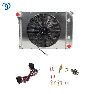 3 列ラジエーター + シュラウドファンキットシボレーベルエアインパラビスケーン 71-73 ノヴァ 68-74 3-Row Radiator+Shroud Fan Kit For Chevy Bel Air Impala Biscayne 71-73 Nova 68-74 【並行輸入品】