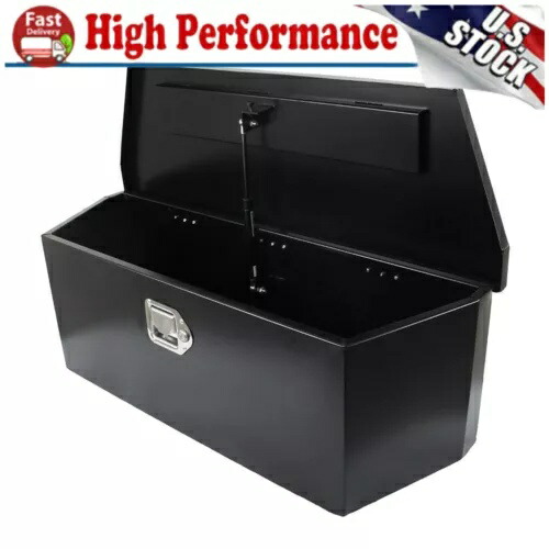 1×トレーラータングボックス2.31立方フィートトレーラーツールボックスブラックスチール35 x 12.2 x 11.8インチ 1×Trailer Tongue Box 2.31cu.ft.Trailer Tool Box Black Steel 35 x 12.2 x 11.8inch 【並行輸入品】
