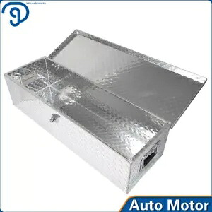 39 x 13 x 10 インチ シルバー アルミニウム ツールボックス キャンピングカー ガレージ トラックの荷台用 39 x 13 x 10 Inch Silver Aluminum Tool Box For Camper Car Garage Truck Bed 【並行輸入品】