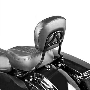 MOFUN グロスブラック シーシーバー バックレスト ハーレー ツーリング ストリート グライド 2009-2024用 MOFUN Gloss Black Sissy Bar Backrest For Harley Touring Street Glide 2009-2024 【並行輸入品】