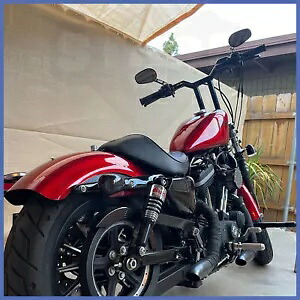 10インチ 12インチ 14インチ 16インチ レーンスプリッター MX-T バーハンドルバー HD 96+ スポーツスター ソフテイル用 10\