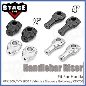 2インチ/4インチ/6インチライザー1インチハンドルバークランプホンダVTX1300 1800ヴァルキリーゴールドウィング用 2''/4\