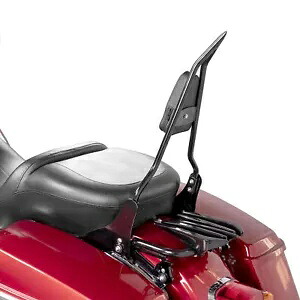MOFUN 27インチ バックレスト シーシーバー 荷物ラック ドッキング ハーレーツーリング 2014-2024用 MOFUN 27\
