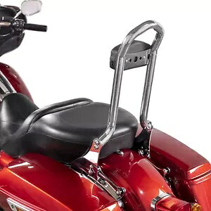 MOFUN 27 インチ バックレスト シーシーバー ハーレー ロードキング、ストリート グライド、ロード グライド 09+ 用 MOFUN 27\