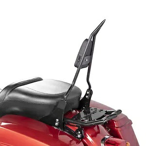 MOFUN 27インチ バックレスト シーシーバー 荷物ラック付き ハーレーロードグライドキング 2009-2024用 MOFUN 27\