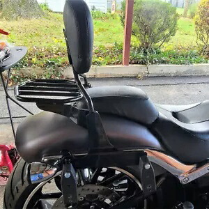 MOFUN バックレスト シーシーバー & 荷物ラック ハーレー ブレイクアウト FXSB FXSE 2013-2017用 MOFUN Backrest Sissy Bar & Luggage Rack For Harley Breakout FXSB FXSE 2013-2017 【並行輸入品】