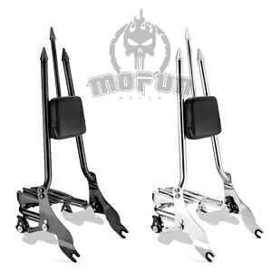 MOFUN バックレスト シーシーバー/爪荷物ラック ハーレー ロード グライド ツーリング 2009+ MOFUN Backrest Sissy Bar / Claw Luggage Rack For Harley Road Glide Touring 2009+ 【並行輸入品】