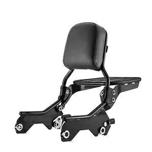 MOFUN シーシーバー バックレスト 荷物ラック ドッキング ハーレー ヘリテージ クラシック 2018+用 MOFUN Sissy Bar Backrest Luggage Rack Docking For Harley Heritage Classic 2018+ 【並行輸入品】