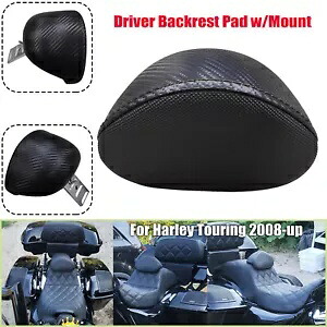 フロントライダードライバーバックレストパッドブラケットキットハーレーツーリングロードグライド08-23用 Front Rider Driver Backrest Pad Bracket Kit For Harley Touring Road Glide 08-23 【並行輸入品】