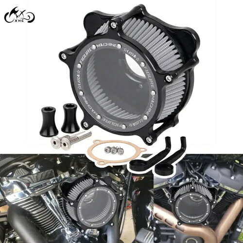 クリアエアクリーナーインテークフィルターハーレーエレクトラストリートグライドロードキングソフテイル用 Clear Air Cleaner Intake Filter For Harley Electra Sreet Glide Road King Softail 【並行輸入品】