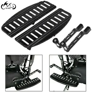 ブラックヒールトウシフトレバーシフターペグ+ドライバーフロアボードインサートハーレーFLHT用 Black Heel Toe Shift lever Shifter Peg+Driver Floorboard Insert For Harley FLHT 【並行輸入品】