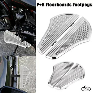 フロントリアフロアボードフットボードキット ハーレーエレクトラグライドクラシック FLHTC 93+用 Front Rear Floorboards Footboards Kit For Harley Electra Glide Classic FLHTC 93+ 【並行輸入品】