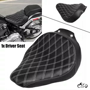 ホワイトラインソロドライバーライダーシートハーレーファットボーイ FLSTF 消防士 SE FLSTF White Line Solo Driver Rider Seat For Harley Fat Boy FLSTF Firefighter SE FLSTF 【並行輸入品】