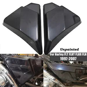 未塗装サイドカバーパネルカウル ハーレーロードグライドキング FLHT FLT FLH 97-07用 Unpainted Side Cover Panel Cowl For Harley Road Glide King FLHT FLT FLH 97-07 【並行輸入品】