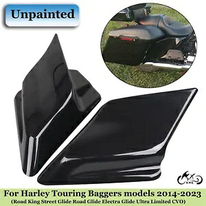 ハーレーツーリング 2014UP FLHX FLHR ファクトリーバッグ用未塗装ストレッチサイドカバー Unpainted Stretched Side Covers For Harley Touring 2014UP FLHX FLHR Factory Bags 【並行輸入品】