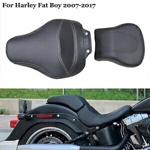 オートバイ運転席助手席ハーレーソフテイルファットボーイ FLSTF 2007-2017 Motorcycle Driver Passenger Seat Fit For Harley Softail Fat Boy FLSTF 2007-2017 【並行輸入品】