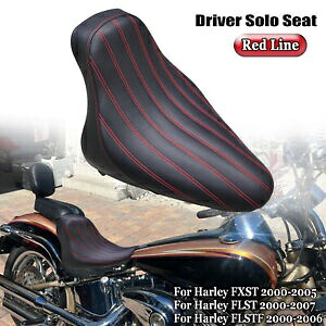レッドライン バットバケットドライバーソロシート ハーレーソフテイルデラックス FLSTN FLST 00-07用 Red Line Butt Bucket Driver Solo Seat For Harley Softail Deluxe FLSTN FLST 00-07 【並行輸入品】