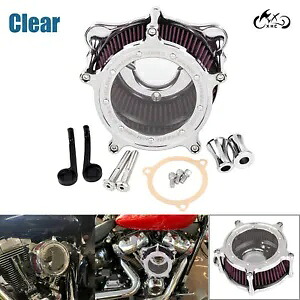 ハーレーツーリングロードグライド FLHR FLHX 08-16 クリアエアクリーナーインテークフィルター用 For Harley Touring Road Glide FLHR FLHX 08-16 Clear Air Cleaner Intake Filter 【並行輸入品】 44,330円