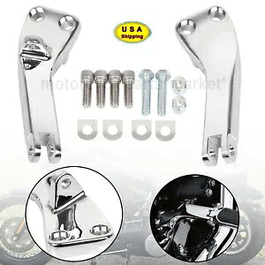 後部助手席フットペグマウントブラケット ハーレーダイナ ローライダー ワイドグライド FXD用 Rear Passenger Foot Peg Mount Bracket For Harley Dyna Low Rider Wide Glide FXD 【並行輸入品】