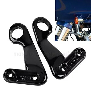 フロントフェアリングサポートブラケットマウントハーレーロードグライドFLTRカスタムFLTRX用 Front Fairing Support Brackets Mounts For Harley Road Glide FLTR Custom FLTRX 【並行輸入品】