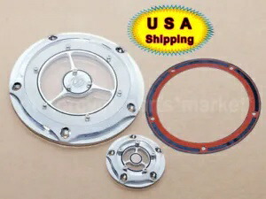 クローム RSD ダービータイマー タイミング カバー ツインカム ハーレー ダイナ ツーリング 1999-2014用 Chrome RSD Derby Timer Timing Cover Twin Cam For Harley Dyna Touring 1999-2014 【並行輸入品】