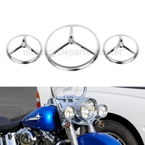 7 インチヘッドライト + 4-1/2 インチスポットランプライトトリム弾丸カバーハーレーロードキングフロリダ用 7'' Headlight + 4-1/2\